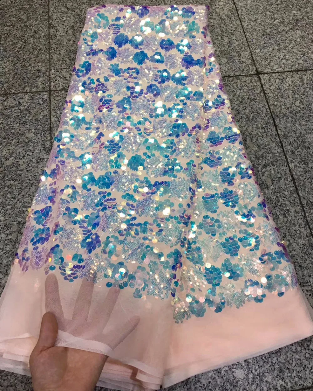 

Top Lace African Fabric 2018 Nigerian Cord Lace Fabric Heavy Embroidered Guipure African Lace Fabric With Pearls stones