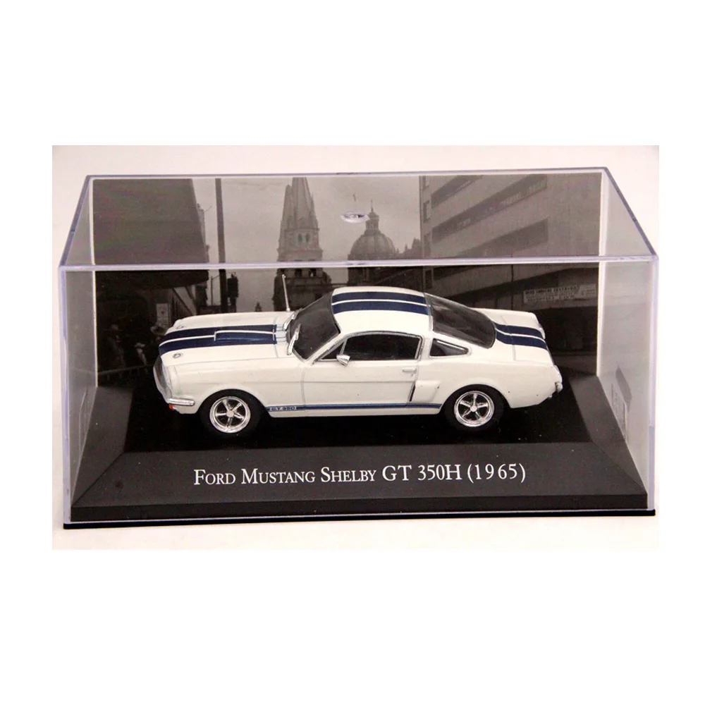 Goede Ixo Altaya 143 Schaal Ford Mustang Shelby Gt 350H 1965 Cars Diecast Speelgoed Modellen Limited Edition Collectie Wit