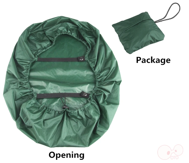 Силиконовое покрытие 40D нейлоновая водостойкая сумка чехол 25-45L рюкзак дождевик Кемпинг Туризм Велоспорт школьная сумка для багажа пылезащитный