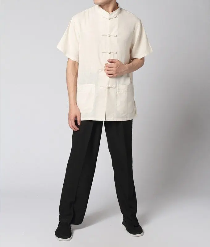 Weißen Chinesischen Männer Leinen Kung Fu Hosen Weißen Chinesischen Männer Leinen Kung Fu Hosen