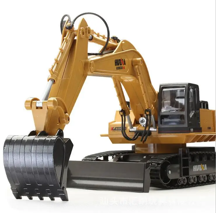 

Huina 1510 RC Excavator Car 2.4G 11CH Metal Remote Control Engineering Digger Truck Model Electronic Heavy Machinery Toy