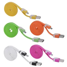 Ordinary Micro USB Charging Cable for Android Mobile Phone 1m colorful Data Sync Micro USB Cable for xiaomi huawei samsung LG