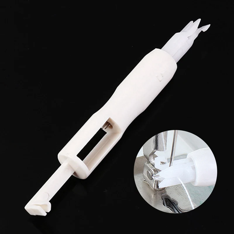 

1 Pcs New Needle Threader Insertion Applicator Handle Thread Machine Sewing Tool 7.5cm