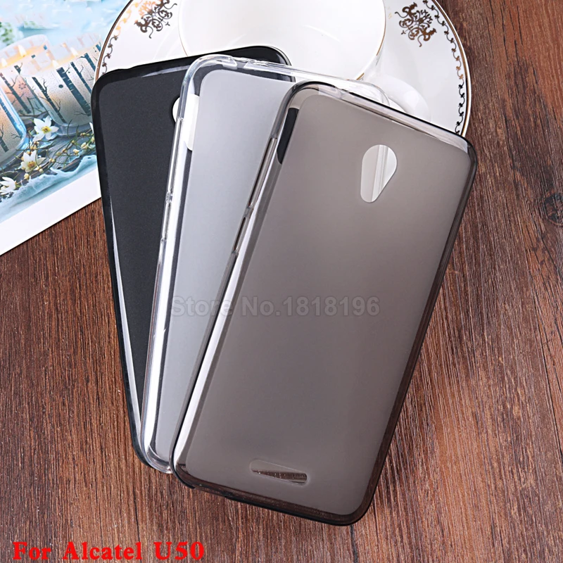 

Luxury Case For Alcatel U50 Case Capas Soft Gel Silicone TPU Back Cover Case For Alcatel U50 Phone Cases Protective Shell Cover