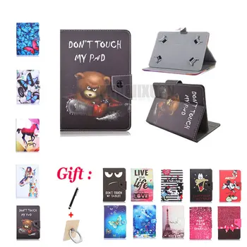 

(No camera hole) Universal Cover for Teclast P80 4G/X80 Plus Power Pro 8 inch Tablet Magnetic PU Leather Stand Case + 2 Gifts