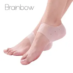2 шт. = 1 пара Силиконовый Гелеобразные напяточники носки Orthopedoc поставок увлажняющий противоскользящие обслуживания трещины уход за кожей