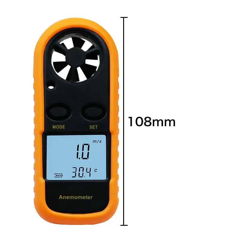 Hot Digital Speed Measuring Instruments Tachometer Wind Speed Air Volume Measuring Meter Electronic tachometer LCD Anemometro