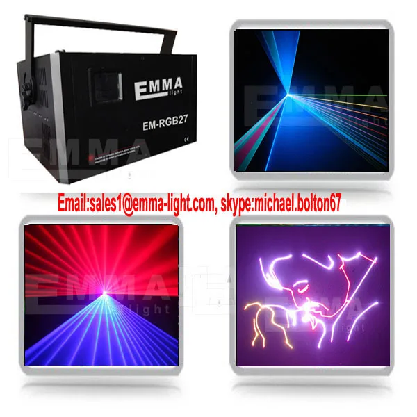 

4000mw RGB animation laser 3D projector