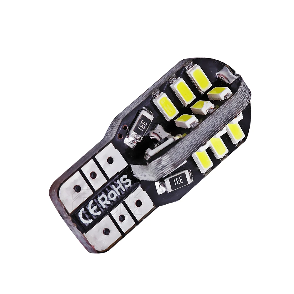 10 X T10 led canbus W5W 24smd 3014 Canbus без ошибок для автомобиля t10 24 светодиодные лампы