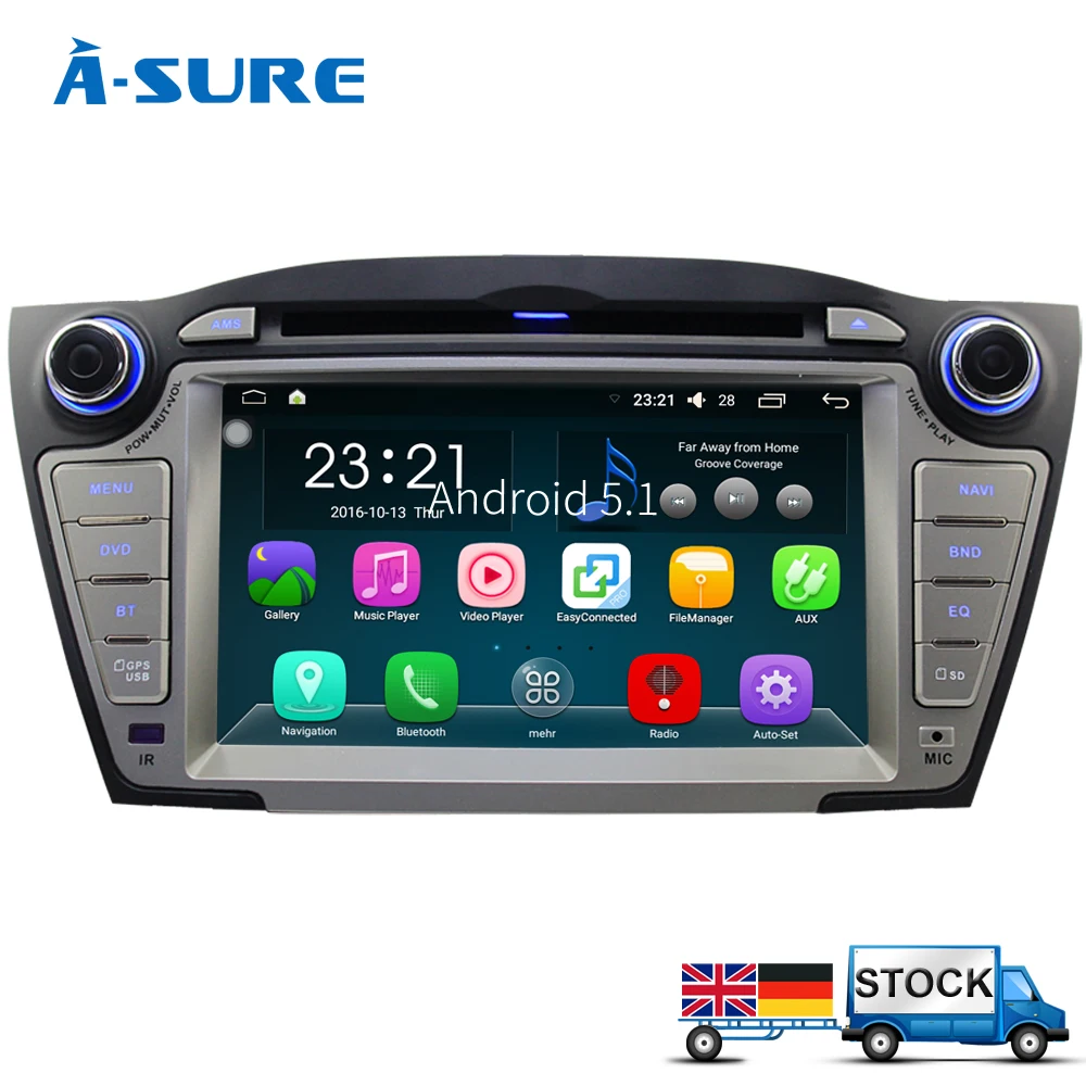 A Sure Android 6.0 CAR Audio DVD player FOR HYUNDAI TUCSON