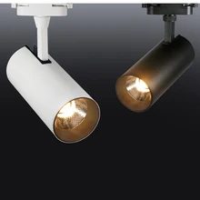 ; партия из 20 W Светодиодный Трековый светильник AC110V/220 в торговом центре для витрины магазина номер светодиодный Трек освещение с 2-разъем провода