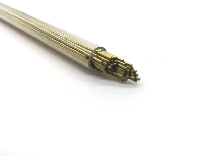 Brass Electrode Tube Single Hole 1.5*400mm for EDM Drilling Machine ART.230215