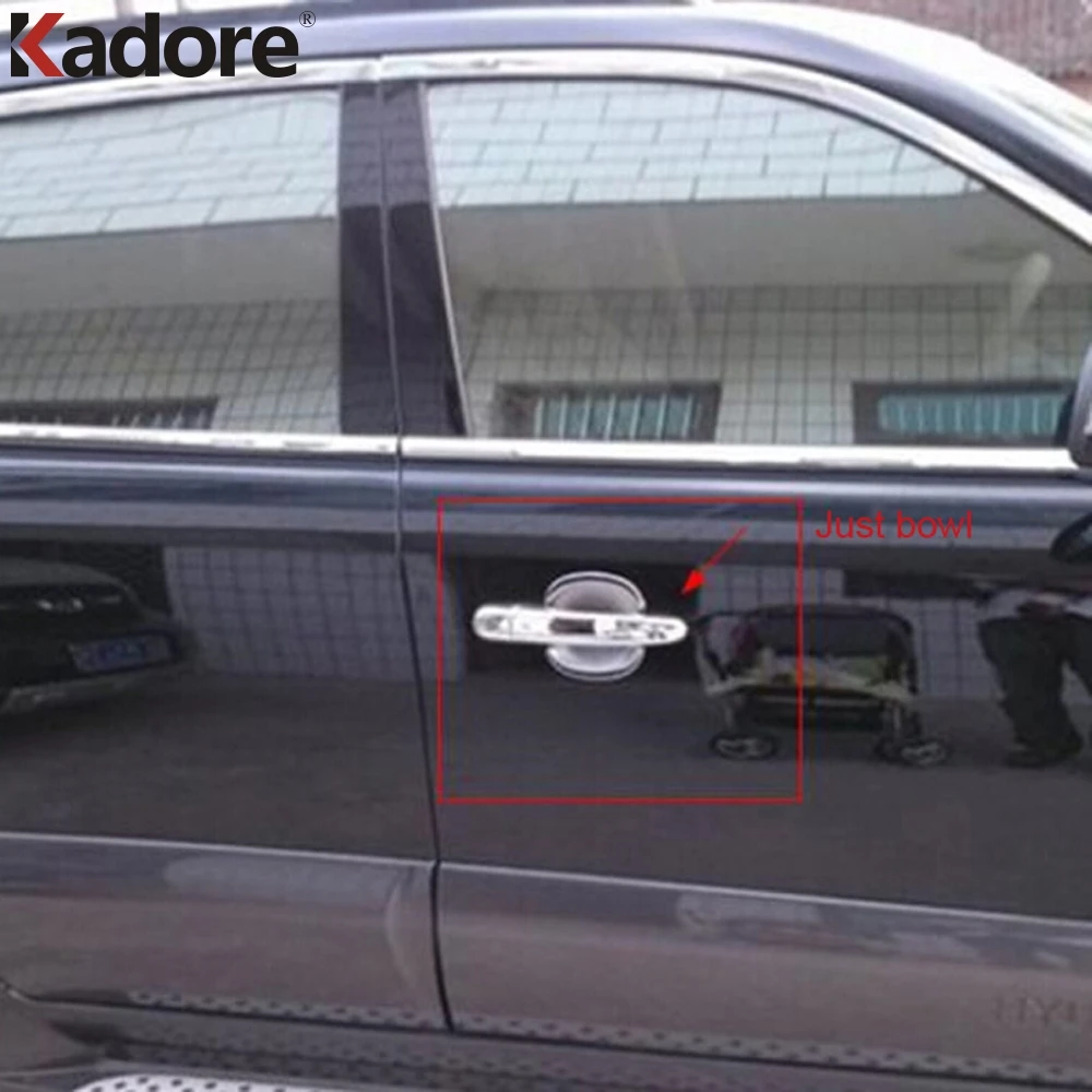 Для hyundai Tucson 2015 2016 2017 2018 2019 ABS Хромированная дверная ручка Чаша Накладка для