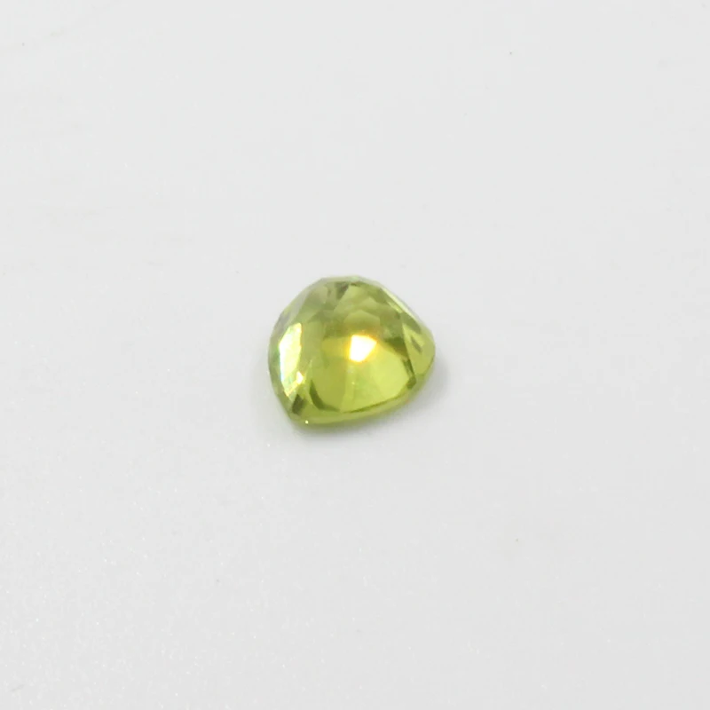 6mm Good Quality Heart Cut Peridot Gemstone for Silver Jewelry Maker 100% Real Natural Peridot Loose Gemstone
