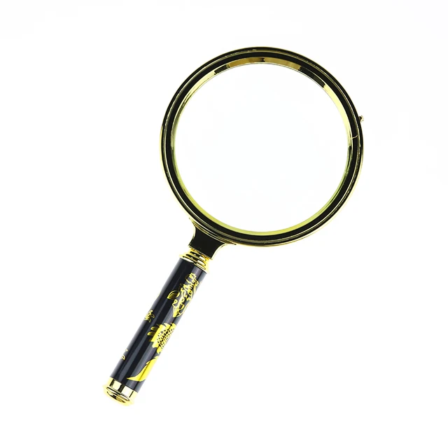 THD Portable 80/90mm Magnifying Glass Handheld High Definition Reading