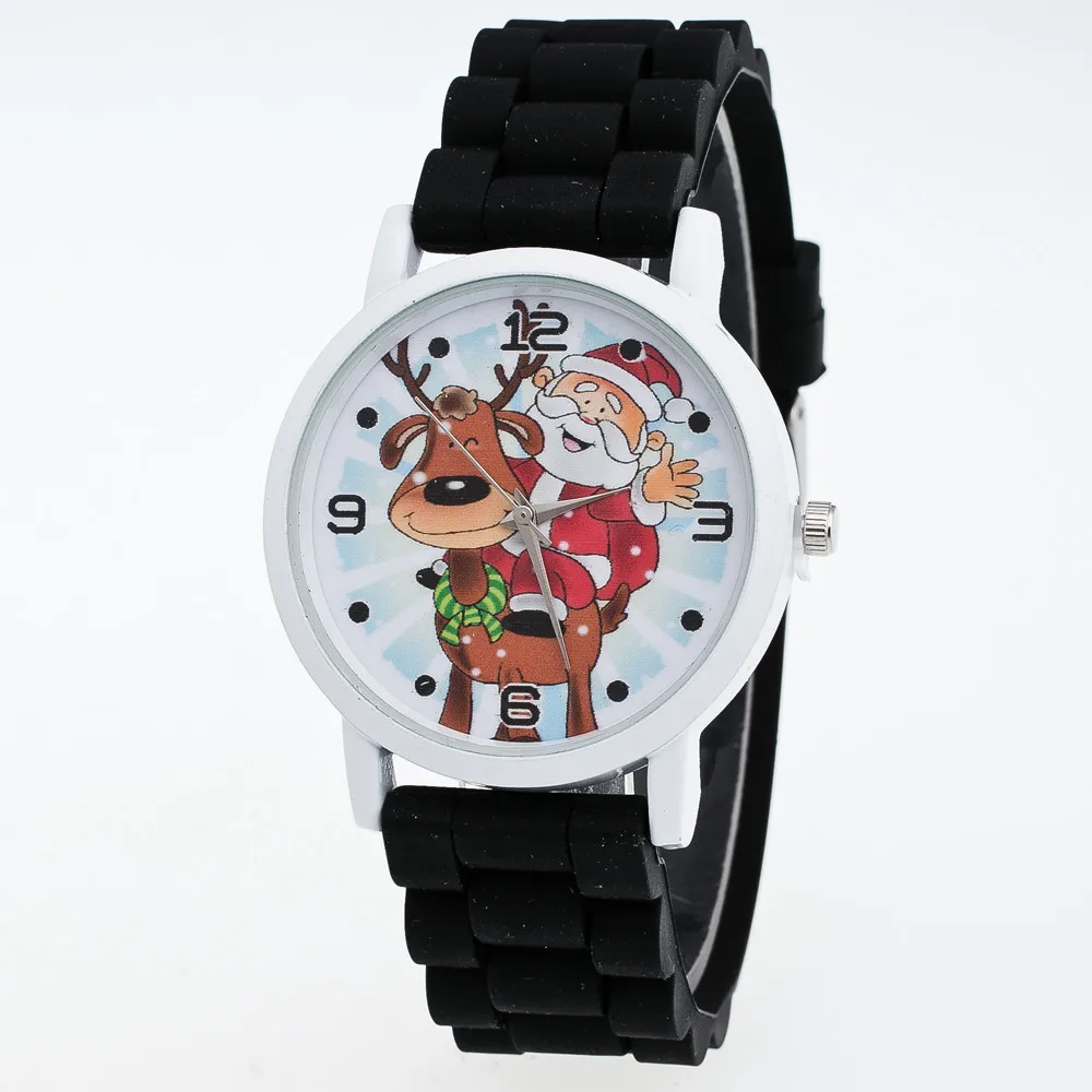 Christmas Watches For Women Christmas Gift Lady Glass Mirror Watch Deer