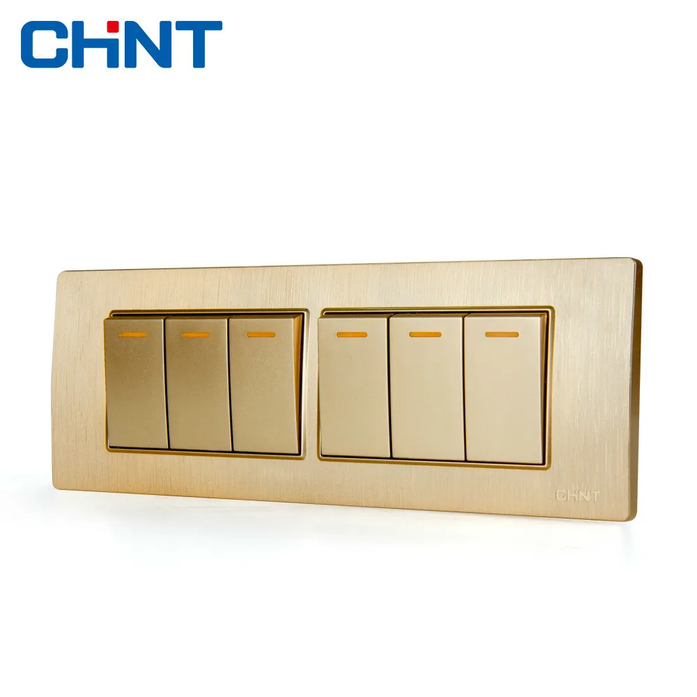 CHINT электрические выключатели 118 Тип домашний переключатель NEW5D четыре положения шесть банд двухходовой переключатель