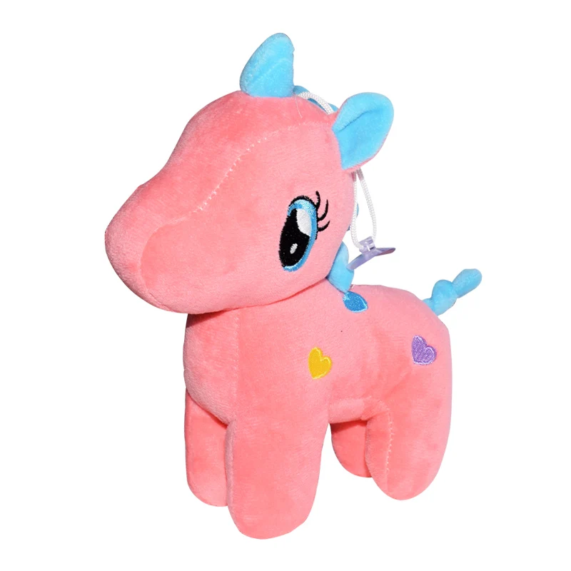 20/25cm Baby Kids Plush Toys Soft Unicorn Doll Appease Sleeping Pillow Kids Rainbow Horse Toys Children Christmas Birthday Gift - Цвет: 20cm pink