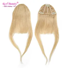 Clip In Bangs Human Hair Straight Hair Extension 100% Human Hair Fringe Bangs 25g Clip On Bangs Human Hair Free Shipping