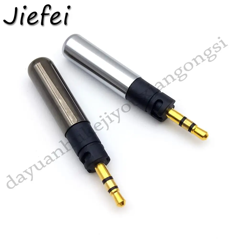 10pcs 2 5 mm Headphone Jack Plug 3 Pole Stereo Audio Jack Connector for Cable Adapter