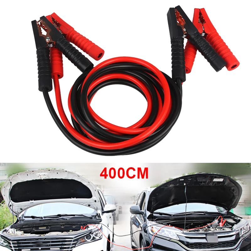 Cable de salto de la batería del coche 800A 3 M 1000A 4 M Cable de cobre de la línea de refuerzo de la batería del coche de emergencia