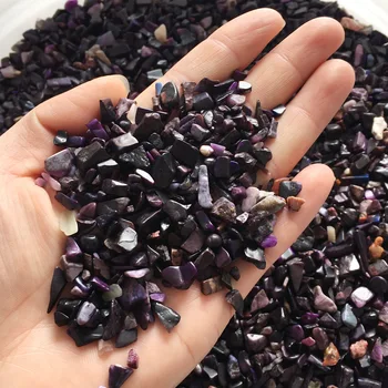

Real Rare Natural Sugilite Tumbled Stones Crystals and minerals Aquarium flowerpot decoration Feng shui furnishing articles