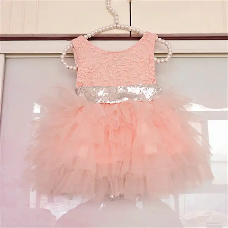 infant rose gold dress