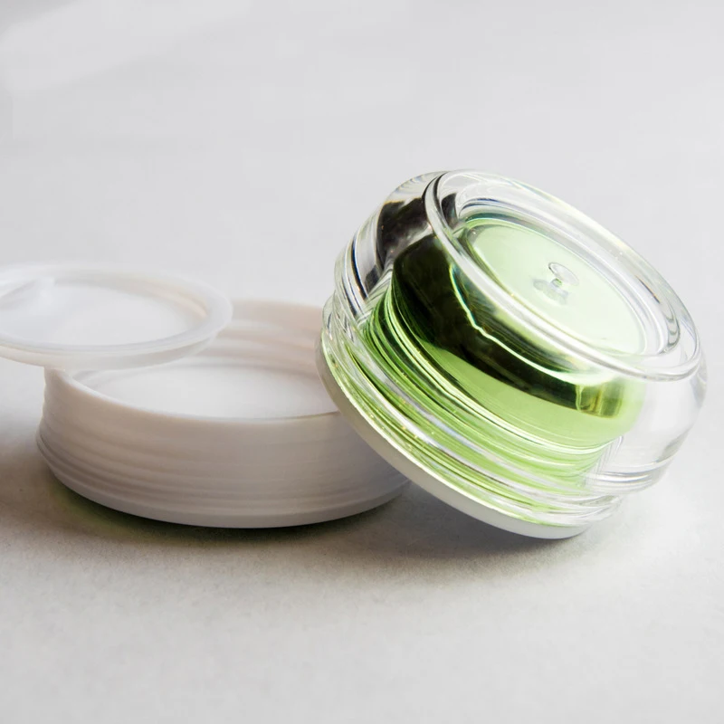 2pcs Cream bottle Acrylic cosmetic bottles Handle piece Liner Lady cream box mushroom Sub bottling 5g/15g wholesale BQ237