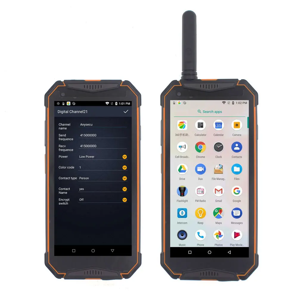 

Ulefone IP68 Waterproof Android8.1 4G LTE Walkie Talkie 3T Poc Phone Radios UHF DMR Network Intercom Smart phone Zello REAL PTT