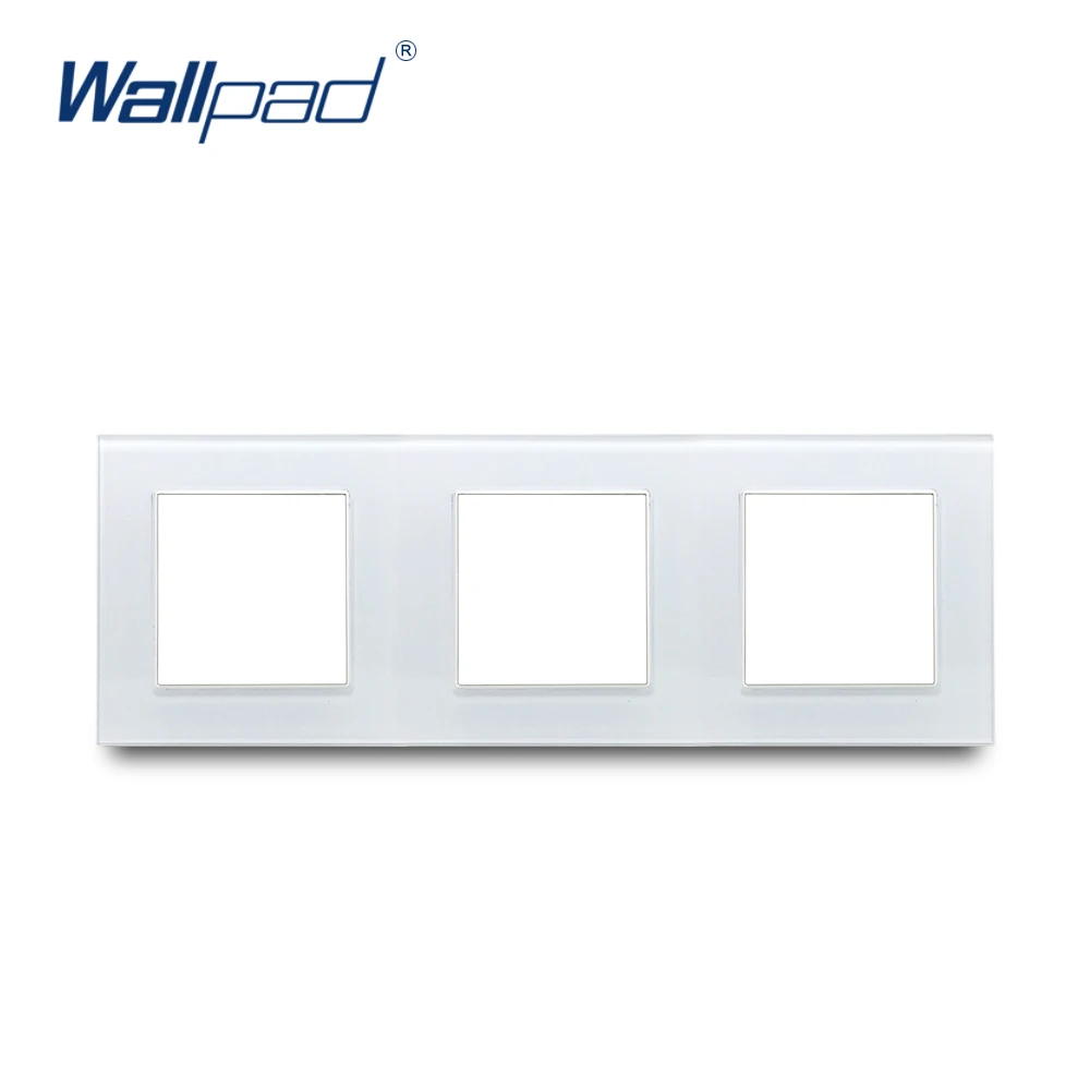 Wallpad роскошные панели из закаленного стекла черно белая рамка для отеля