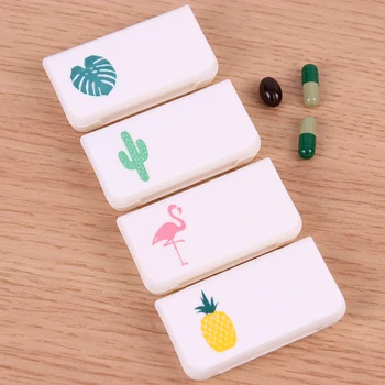 

Portable Mini Pill Case Medicine Boxes 3 Grids Travel Home Medical Drugs Tablet Empty Container Home Holder Cases