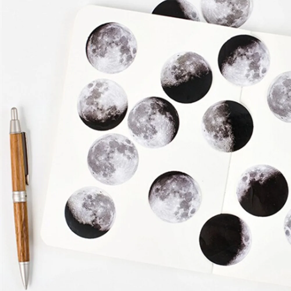 

45 Pcs/box Creative Moon Mini Paper Sticker Decoration DIY Ablum Diary Scrapbooking Label Sticker Stationery School Supply