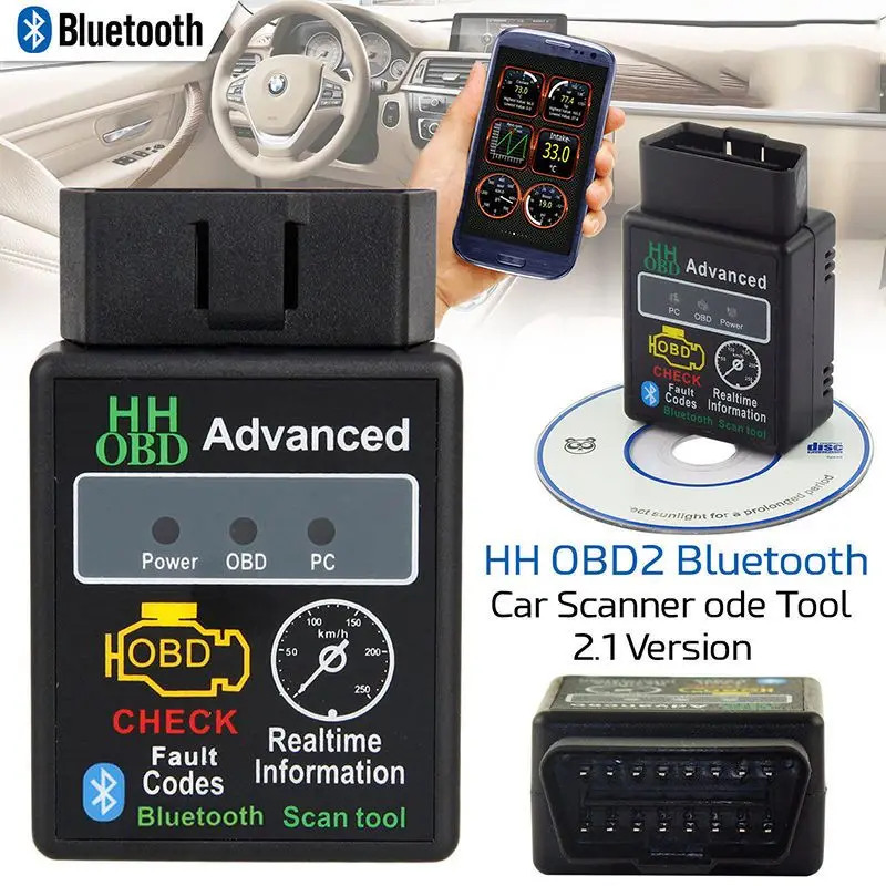 

VicTsing Car Detector obd2 Scanner Bluetooth Car Diagnostic Tool Code Reader OBDII Scanner Bluetooth OBD2 Scan Can-Bus f/ ELM327