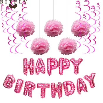 

Event party Birthday Party Balloon Pink Decoration Set Sea Party Girls Boys Baby Shower 1st Beach-Themed Party Decoration