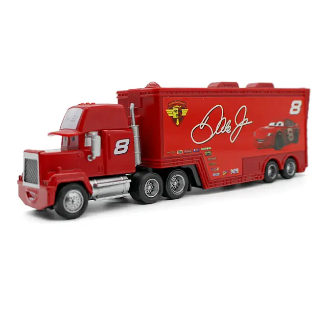 Pixar Cars 2 toys # 8 Dale Earnhardt Jr truck Hauler ALLOY Diecast toys