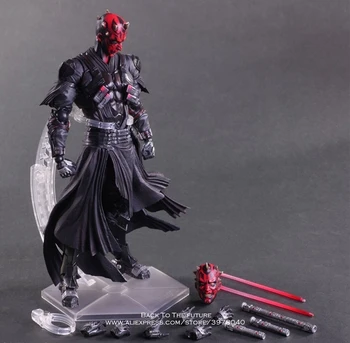 

Disney Star Wars Darth Maul 28cm mini doll Action Figure Anime Decoration Collection Figurine Toys model for children gift