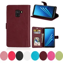 

for Samsung Galaxy SM-A730F/DS a78 A 8plus a8 plus SM-A730 for Samsung A8+ A7 2018 A8 PLUS A 78 Case Flip Phone Leather Cover