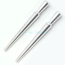 Серебристый металл Guage оправки измерения кольцо палку, 4 Весы кольцо мерилом EUR США Япония HK, кольцо палец размеров Стандартный инструмент