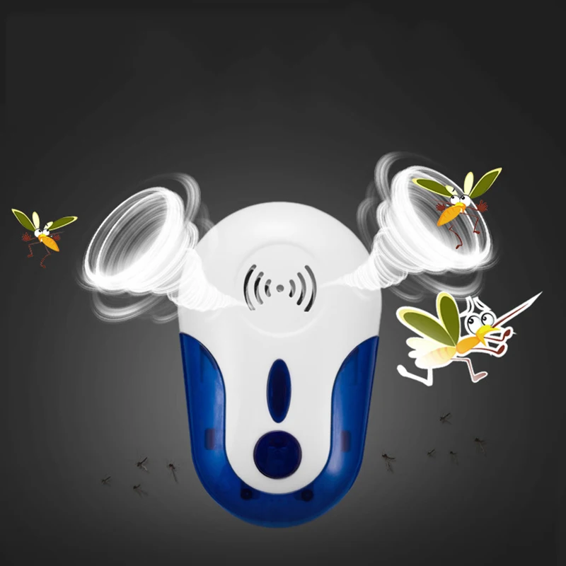 

Ultrasonic Electronic Mosquito Repeller Pest Mouse Rat Bed Bugs Insect Killer with Night Light Safe for Kid Baby EU/UK/US Plug