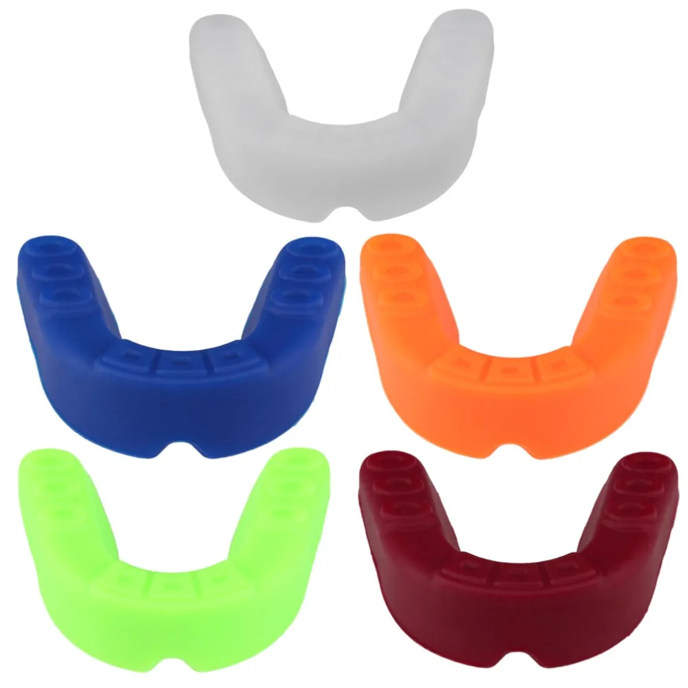 High Quality Adult Sports Mouth Guard Gum Shield Grinding Teeth Protect For Boxing NEW