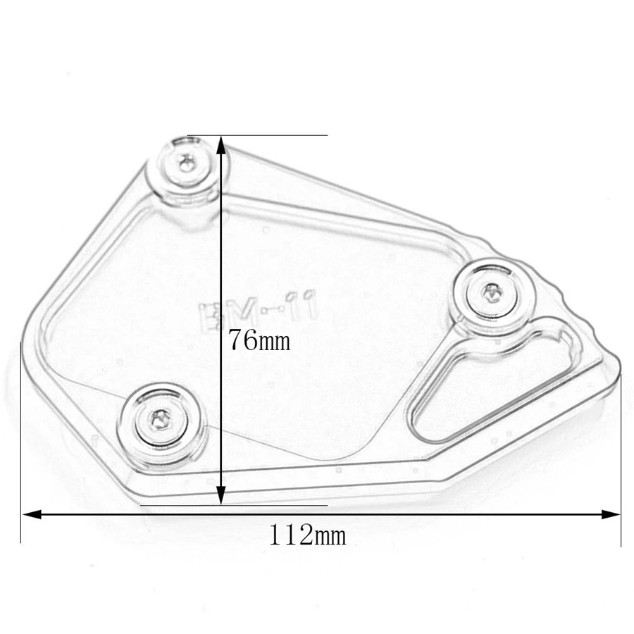 Черный для BMW R 1200 GS 2007-2011 2012& R 1200 ADV 2008 2009-2012 мотоцикл Kickstand CNC боковая подставка увеличить