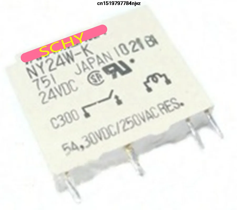 

power relay NY24W-K 24VDC NY12W-K 12VDC NY5W-K 5VDC 4PIN 5A 5PCS