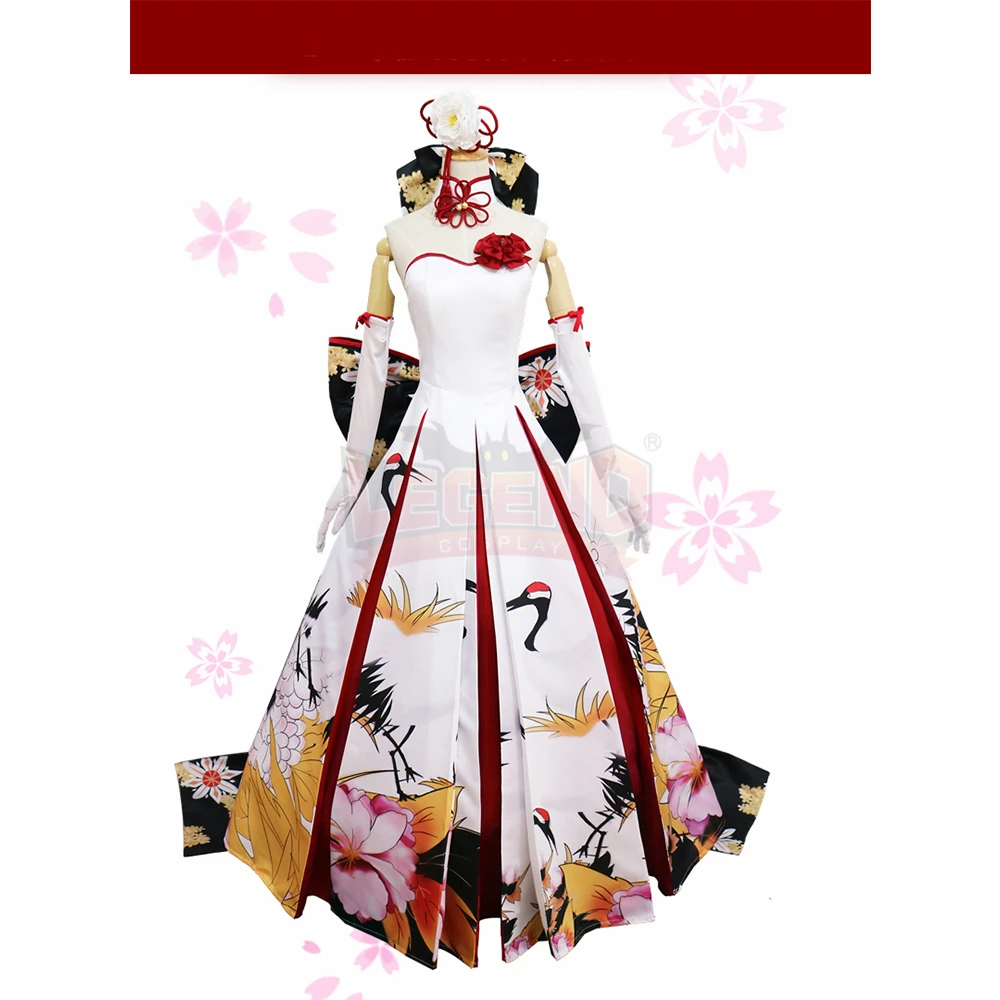 Fate saber Fate stay night Saber, карнавальный костюм, свадебное платье, костюм для взрослых на Хэллоуин, белый