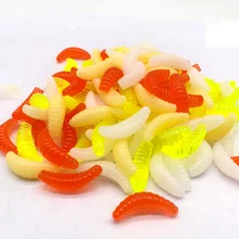Youtai Hot selling 50pcs Lot 20mm 0 37g Smell hand pole lure fishing soft bread bug