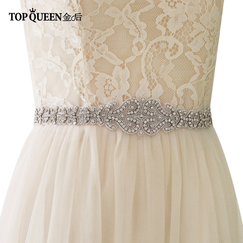 

TOPQUEEN FREE SHIPPING S175 Rhinestones Crystals Wedding Belts Wedding sashes,Rhinestones Crystals Bridal Belts Bridal Sashes.