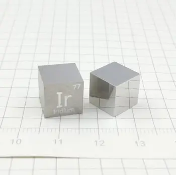 

Iridium Ir Cube Metal Mirror Polished Precious Expensive Research and Development Element Metal Simple Substance 10x10x10mm