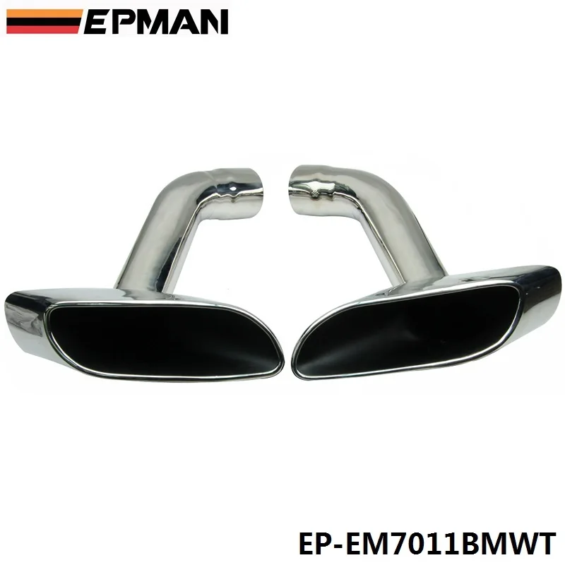 Хром 304 Нержавеющая сталь глушитель наконечник для BMW X6 E71 EP EM7011BMWT|tips|tips exhausttip muffler |