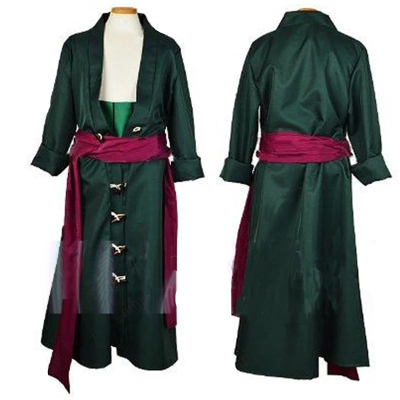 One Piece Roronoa Zoro Cosplay Costume Clothes Full Set in Anime 