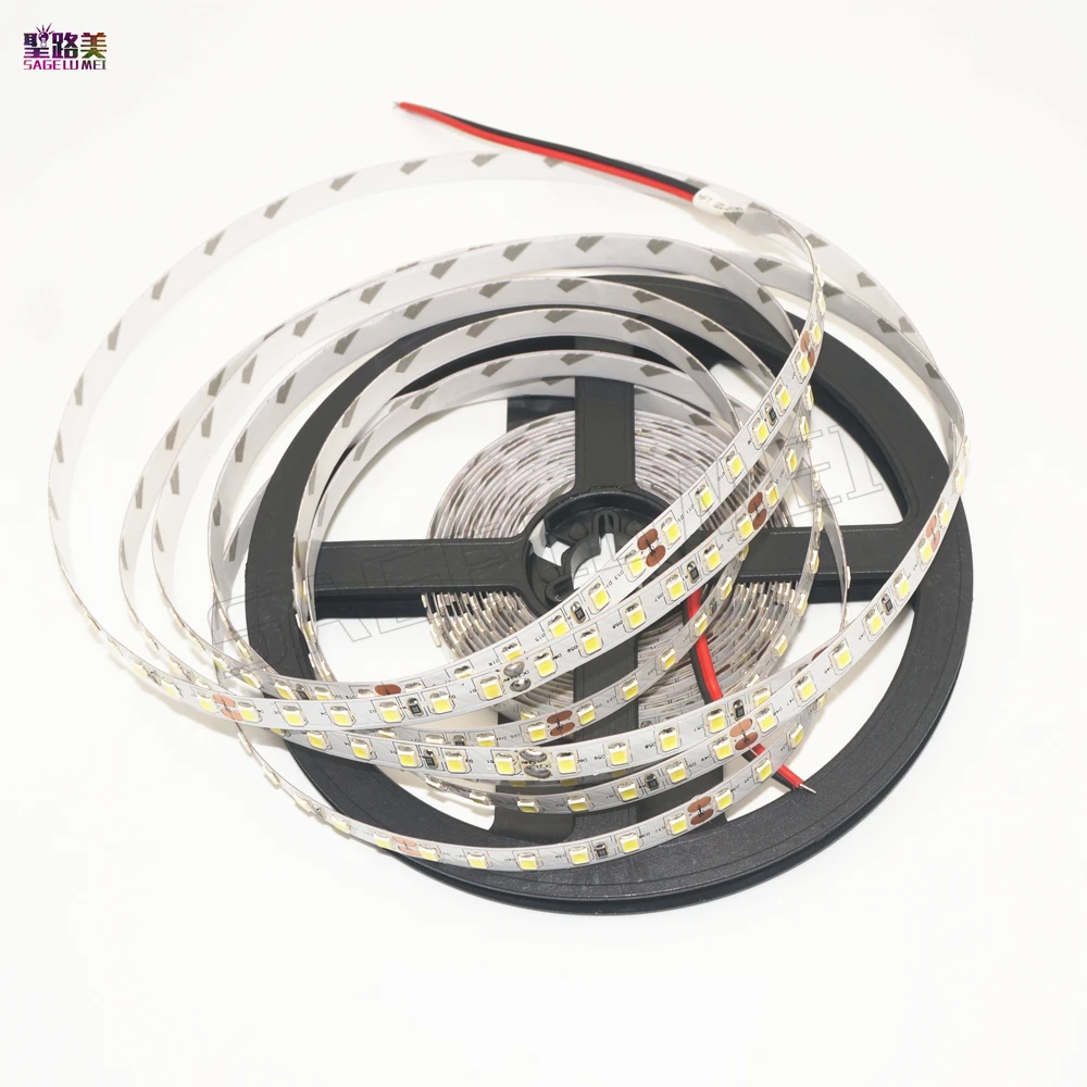 Лучшая цена 5 м/рулон 120 светодиодный s/m гибкая 3528 SMD полосы светильник DC12V 600