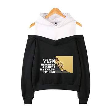 

2019 Cameron Boyce Hooded Sweatshirt printing Women's hip hop casual long-sleeved off-shoulder Cameron Boyce Hoodies Plus size